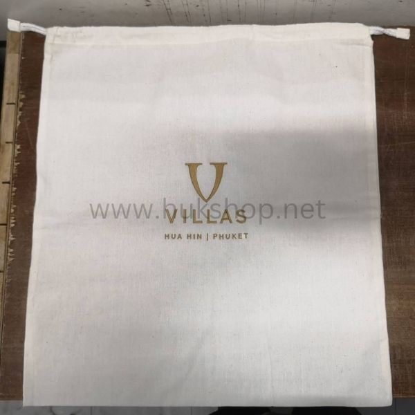 ผลงาน ส่งมอบ ถุงซักรีด โรงแรม v villas Phuket